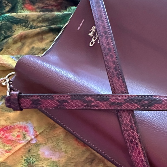 Coach Maroon Crossbody Bag - Picture 8 of 8